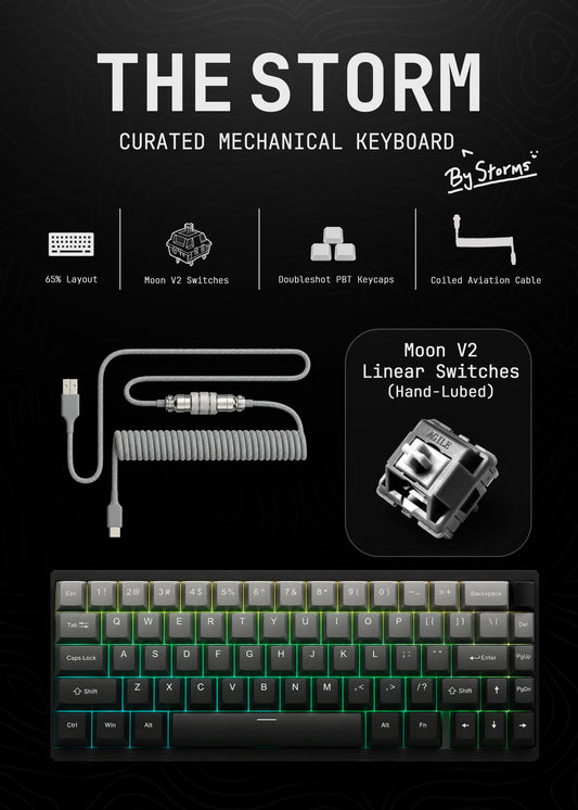 The Storm - 65% RTG (Ready to Go) Keyboard